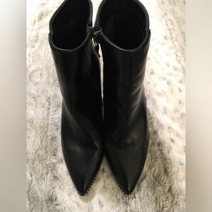Catherines Sleek Black Ankle Booties